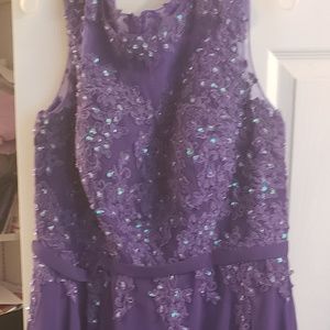 Purple Mother of the Groom Dress size 18-20